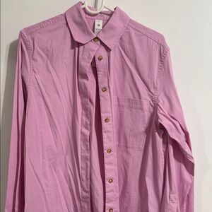 Lululemon Athletica Lavender Button-Up Shirt
